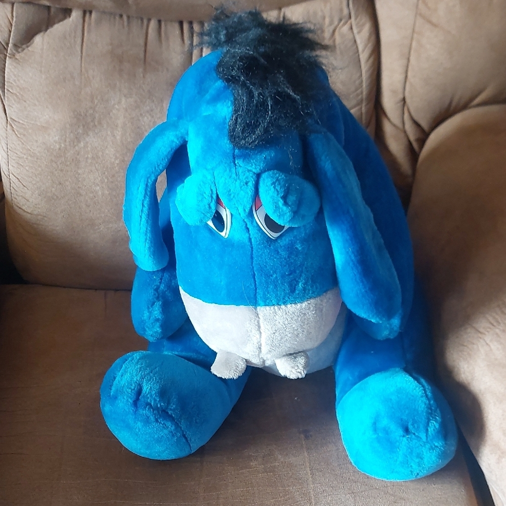 Blue Plush Eeyore Toy